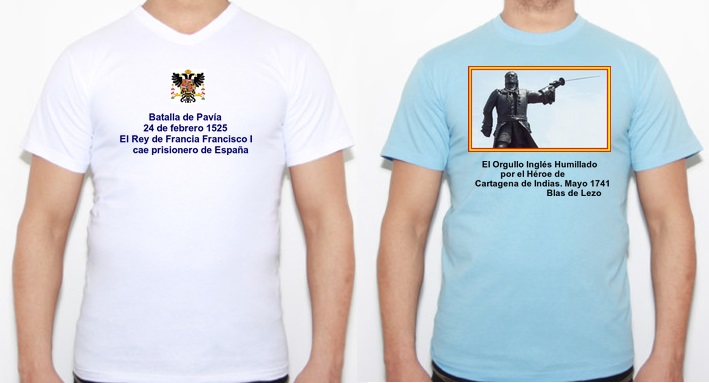 camisetas de la historia de espaa